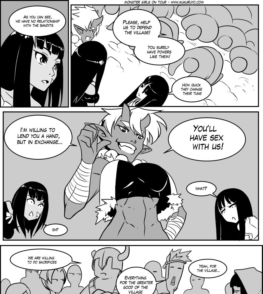 Monster girls on tour - Episode 166, Page 1: Page 166
